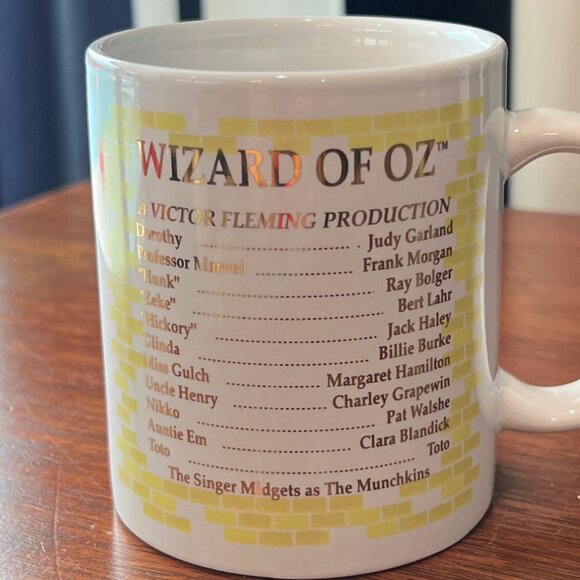 Wizard Of Oz Classic Movie Mug Vintage 1995 Turner Ent. Cast Series Cup - Picture 4 of 5
